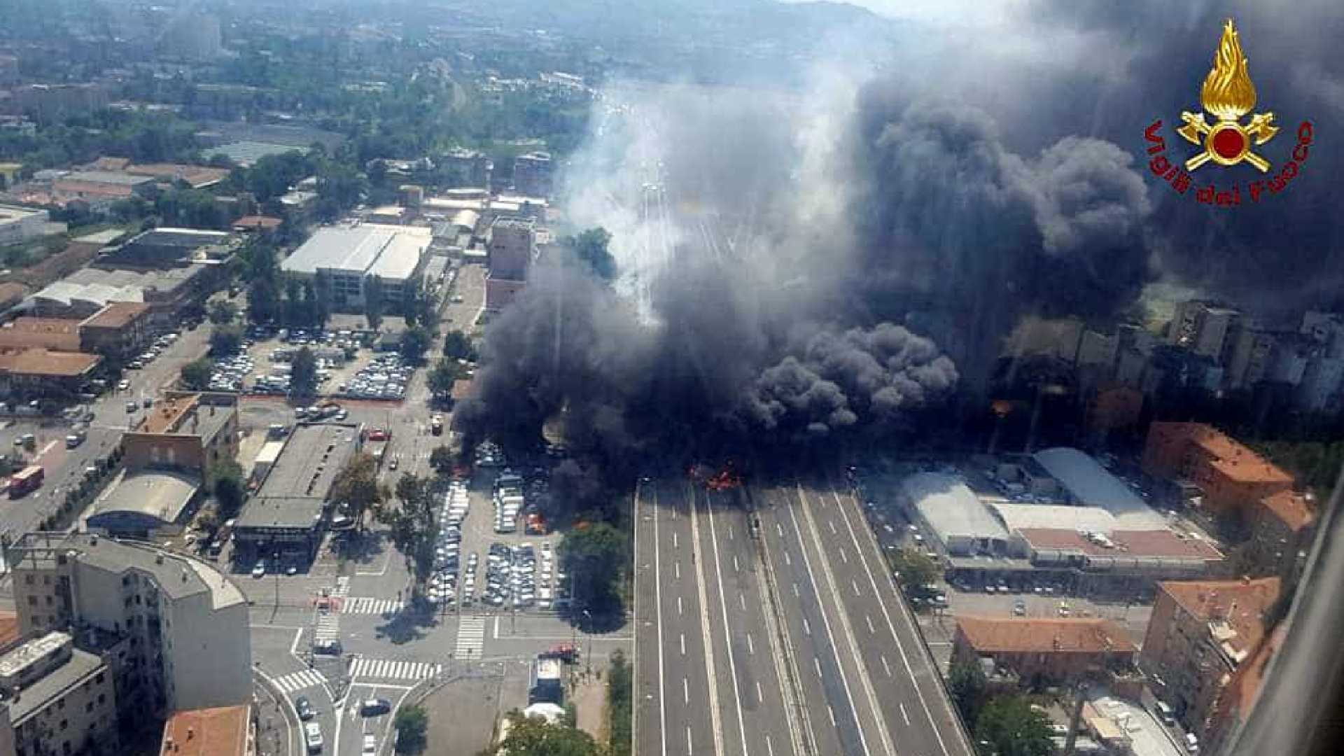 ESTIMATIVA: Explosão em Bolonha causou prejuízo de 10 milhões