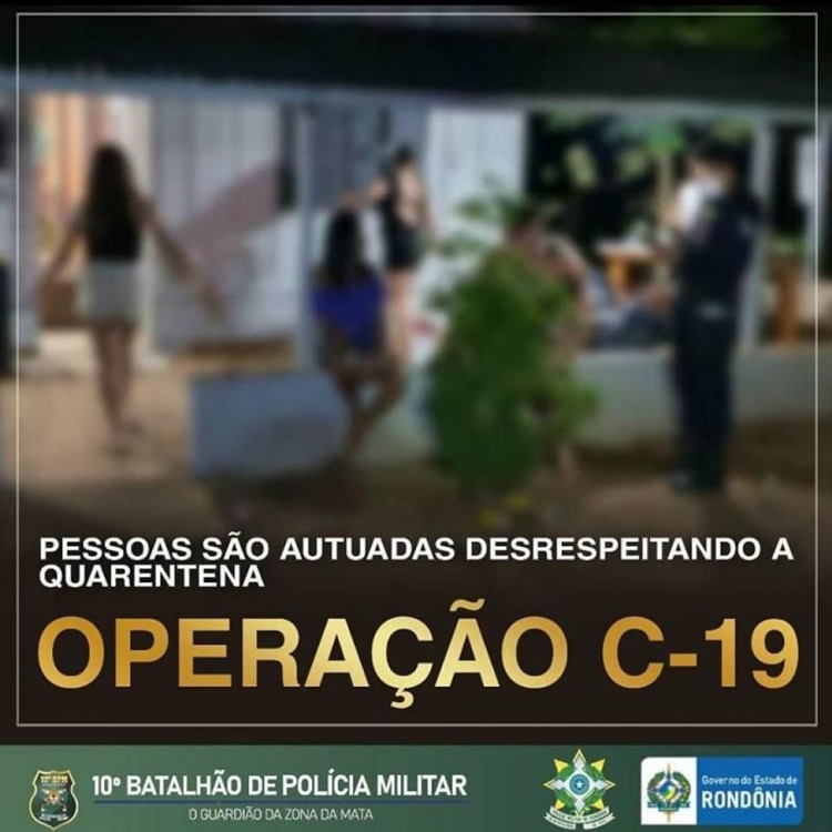 ROLIM DE MOURA: Várias pessoas são autuadas por participar de festas clandestinas