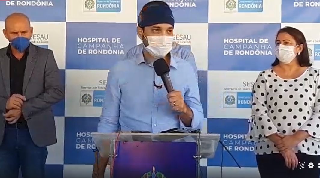 DOZE LEITOS: Governador e autoridades políticas inauguram Hospital de Campanha na capital