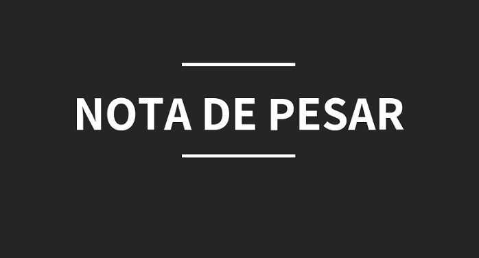 CONDOLÊNCIAS: Nota de Pesar pelo falecimento  do Subtenente PM