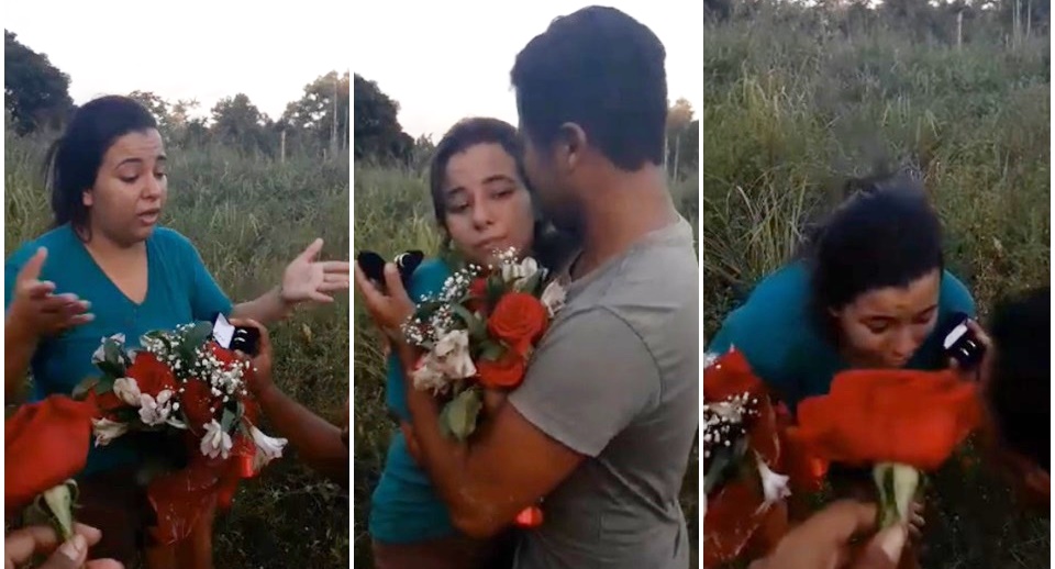 ASSISTA: Homem finge morte para pedir namorada em casamento e vídeo viraliza