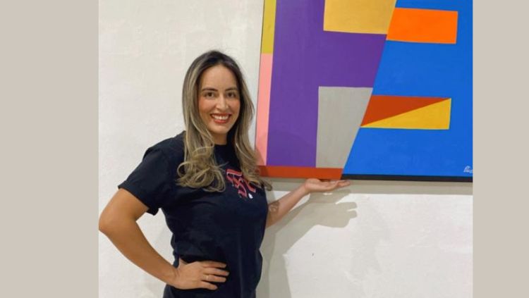 Elizama Ferraz é homenageada na Exposição Palavras e Emoções com a tela Fé