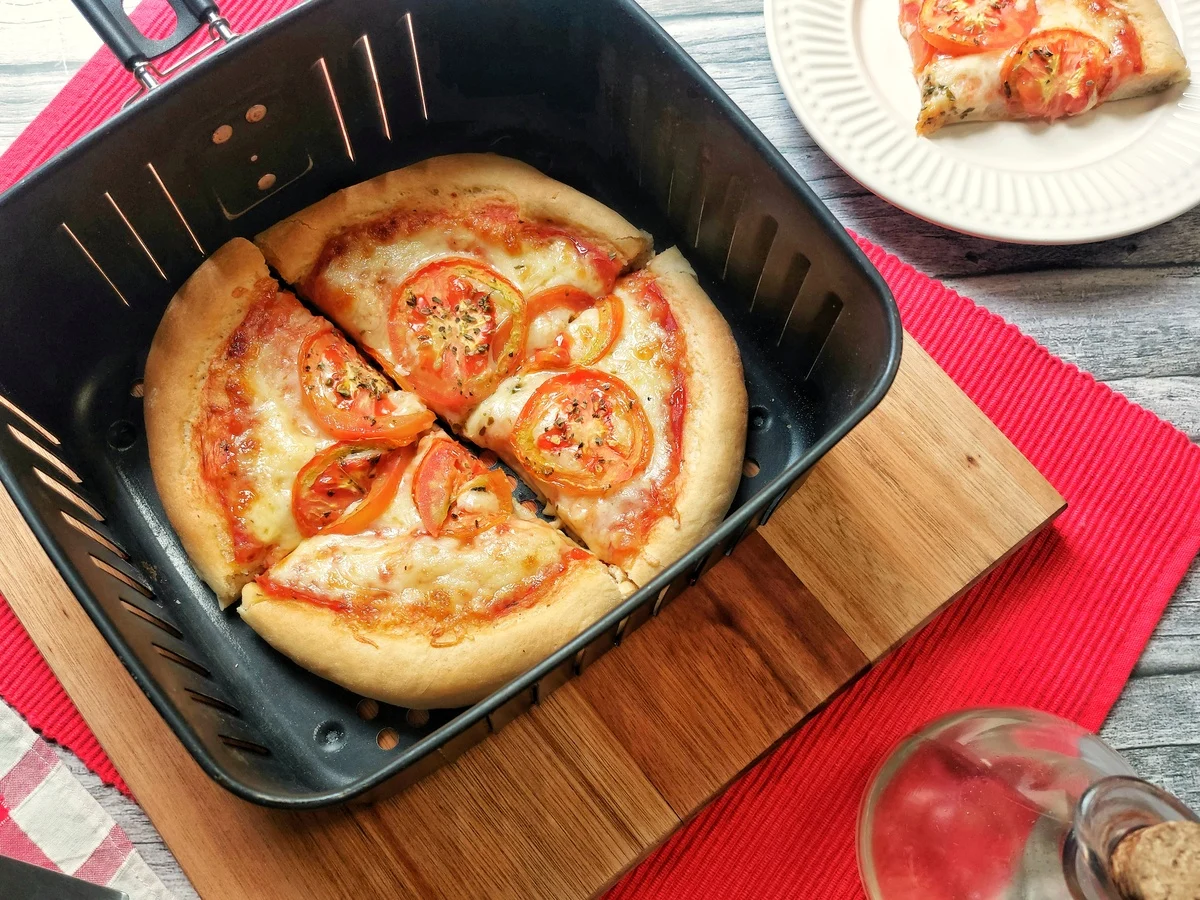 META PARA 2025?: Receita de pizza fit na air fryer para não sair da dieta 