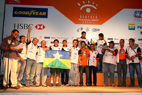 SERTÕES - RONDÔNIA RALLY TEAM É ESCOLHIDA EQUIPE REVELAÇÃO 2007