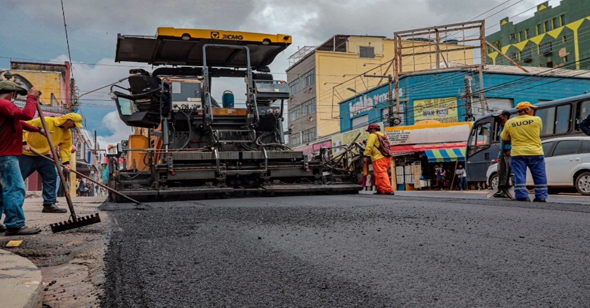 INFRAESTRUTURA: Prefeitura inicia recapeamento da avenida Sete de Setembro