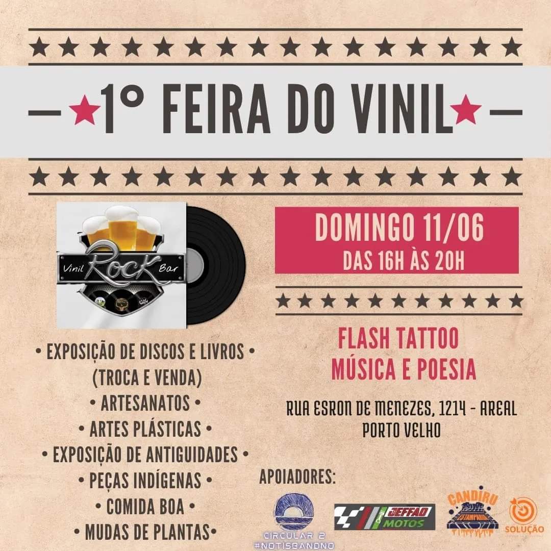 FEIRA DO VINIL: Domingo tem exposição de antiguidades e peças indígenas na capital