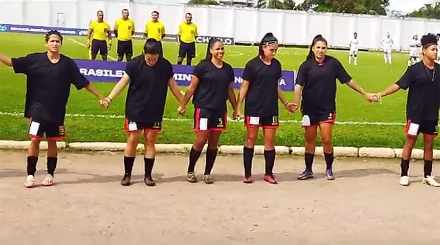 PROTESTO: Real Ariquemes não entra em campo pelo Brasileiro Feminino