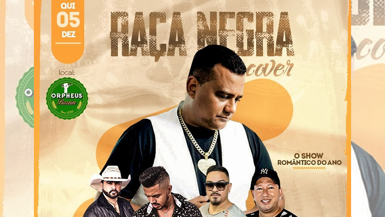 SHOW: Concorra a entradas para curtir a banda 'Raça Negra - Cover'