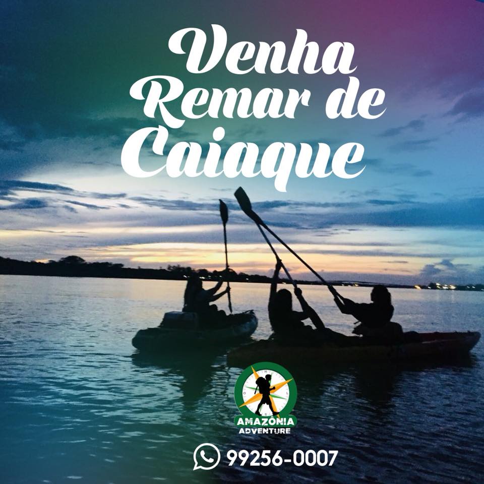 Venha remar de Caiaque aos finais de semana