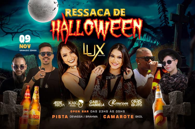 Confira os ganhadores para a 'Ressaca de Halloween'