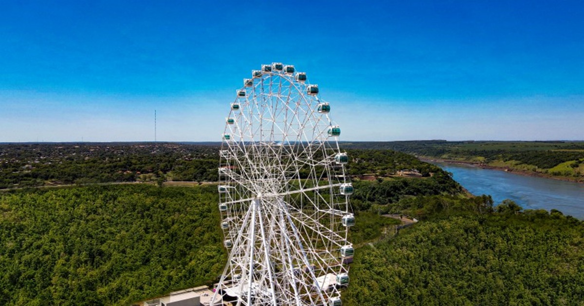 ATRAÇÃO: Roda gigante de Foz do Iguaçu será inaugurada no dia 15 de dezembro