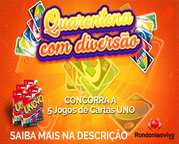 Confira os sorteados de cinco jogos de cartas UNO 