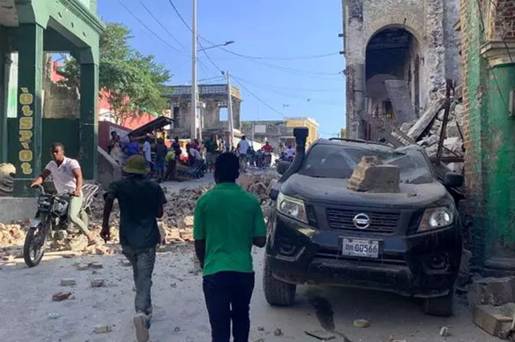 DESASTRE: Terremoto atinge Haiti e deixa vários mortos neste sábado (14)