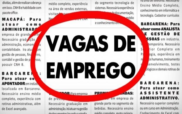 EMPREGO: Sine oferece mais de 300 vagas para postos de trabalho nesta sexta-feira