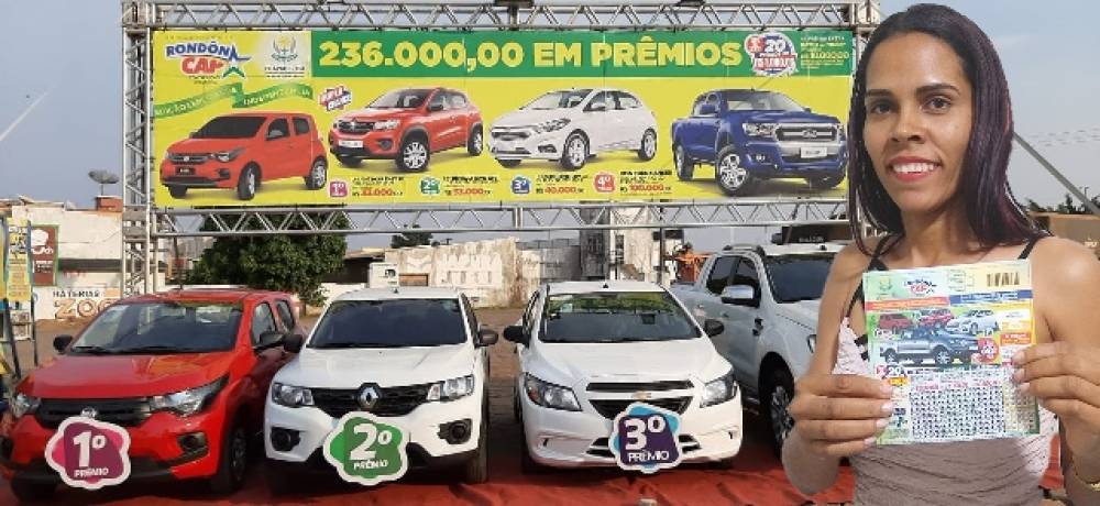 A SORTE CHEGOU! Frentista ganha sozinha carro de R$ 40 mil sorteado pelo Rondoncap