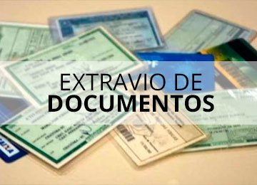 EXTRAVIO DE DOCUMENTOS: David Erdmann