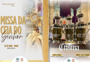 RELIGIÃO: Catedral realiza Missa da Ceia do Senhor nesta Quinta-feira Santa em PVH