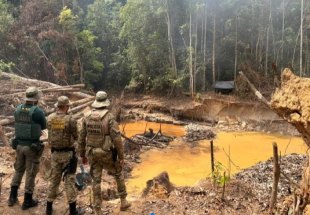 AÇÃO PF: PF e Ibama combatem extração ilegal de minério em terra indígena