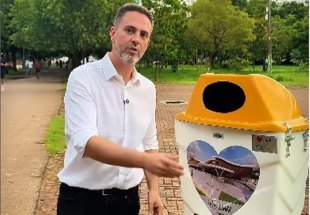 LIMPEZA: Prefeito Léo Moraes pede a população que use e conserve as novas lixeiras na capital