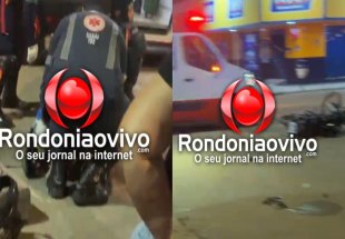 VÍDEO: Motociclista fica desacordado após grave acidente na zona Leste