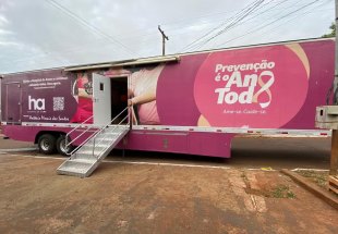 COLO DO ÚTERO: Carreta do Amor oferece mamografia e preventivo ao câncer na Madeira-Mamoré