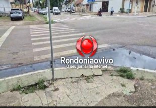 PEDIDO DE PROVIDÊNCIA:  Moradores cobram solução para água de esgoto em avenida no Centro