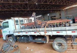 EM CEREJEIRAS: MP investiga suposto uso irregular de máquina pública em propriedade privada