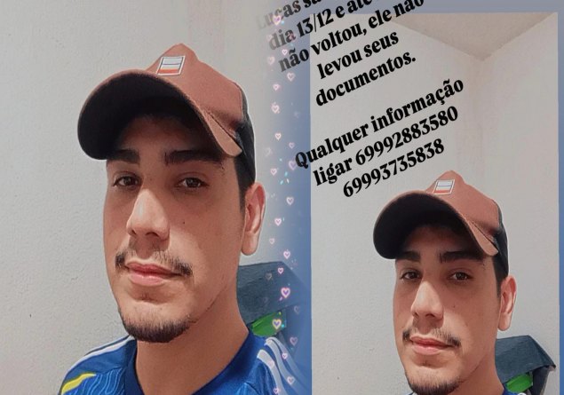 SUMIDO: Jovem desaparece após sair de casa em bicicleta na zona Leste 