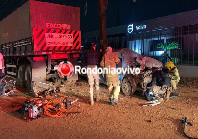 PRESOS NAS FERRAGENS: Motorista de aplicativo e passageiras sofreram gravíssimo acidente na BR-364 