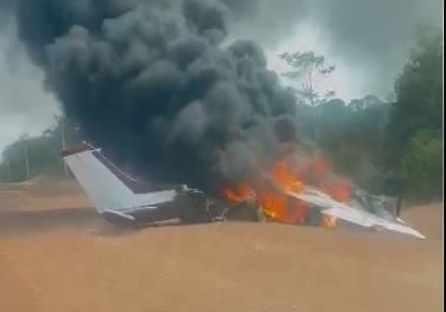 VEJA VÍDEO: FAB teria interceptado avião que caiu na BR-319 