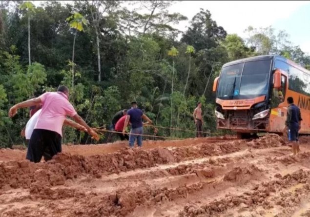 OBRA ESPERADA: Derrubada de veto no Congresso deve liberar BR-319 de licenciamento