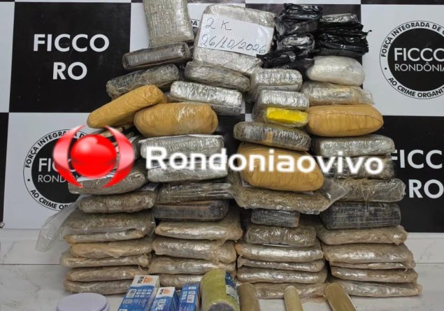 NO FORRO:  FICCO apreende 57 kg de drogas escondidos em obra na zona Sul