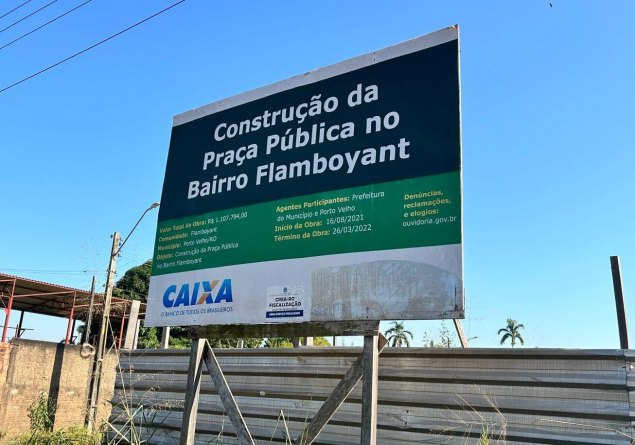 BURROS N’ÁGUA E NA PRAÇA: Empresa abandona obras milionárias da Prefeitura de PVH; população fica na pior