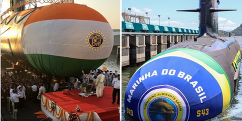 SUBMARINOS: Brasil e Índia selam parceria estratégica de defesa naval para obter autonomia
