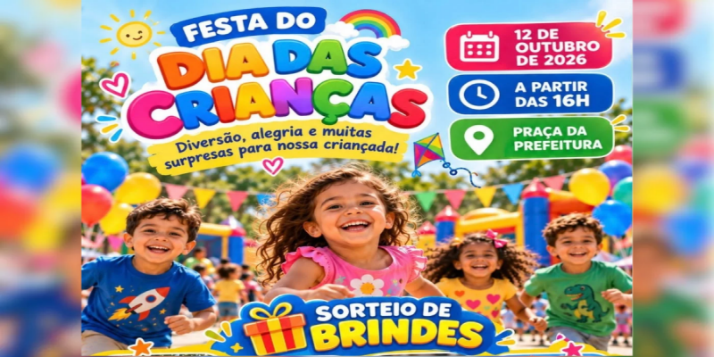 EVENTO: Chupinguaia prepara Dia das Crianças com brinquedos e sorteio de bicicletas