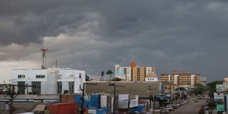 NUBLADO: Sábado (20) tem tempo instável e chuvoso, até em Seringueiras