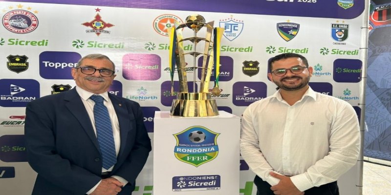 FUTEBOL: Campeonato Rondoniense 2026 é lançado e Sicredi é o patrocinador