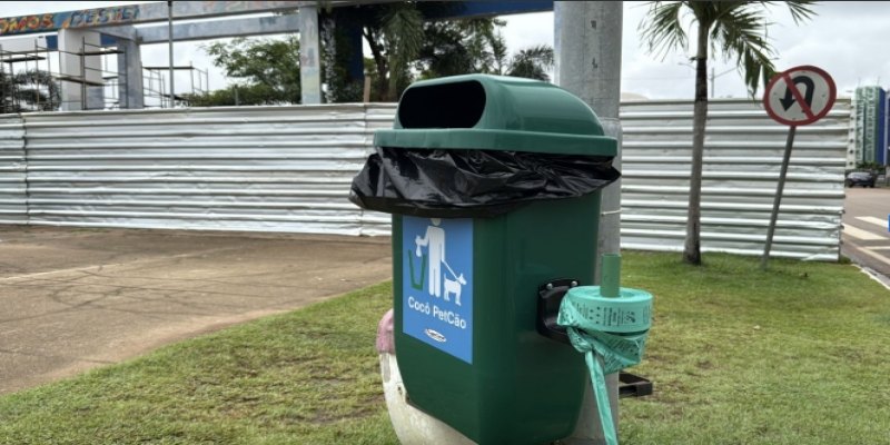 NOVIDADE: Lixeiras pet são instaladas em pontos de grande circulação em Porto Velho