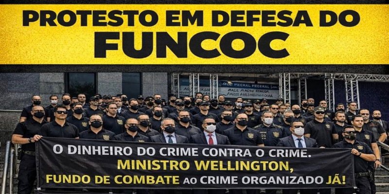 LUTA: Policiais da União fazem mobilização nacional por Fundo de Combate ao crime