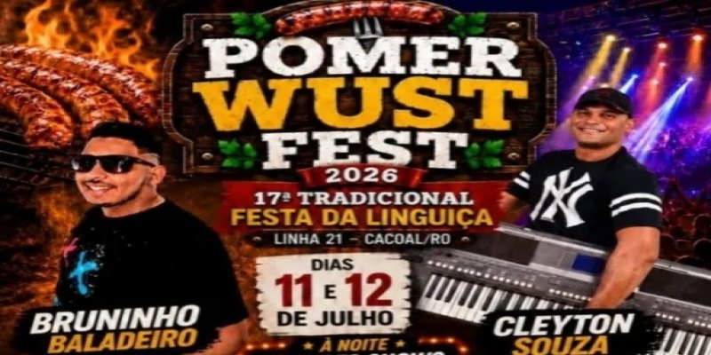 TRADIÇÃO POMERANA: Ari Santos é atração da Power Wurst Fest, que celebra tradição e gastronomia