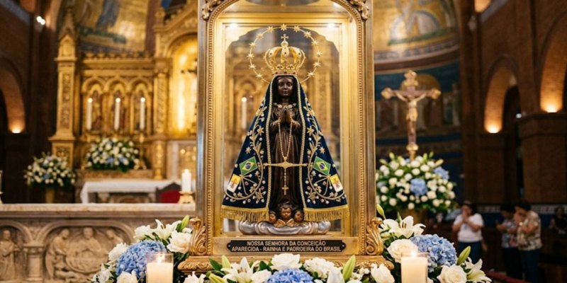 N. S. APARECIDA: A Santa padroeira que se tornou referência religiosa no Brasil 