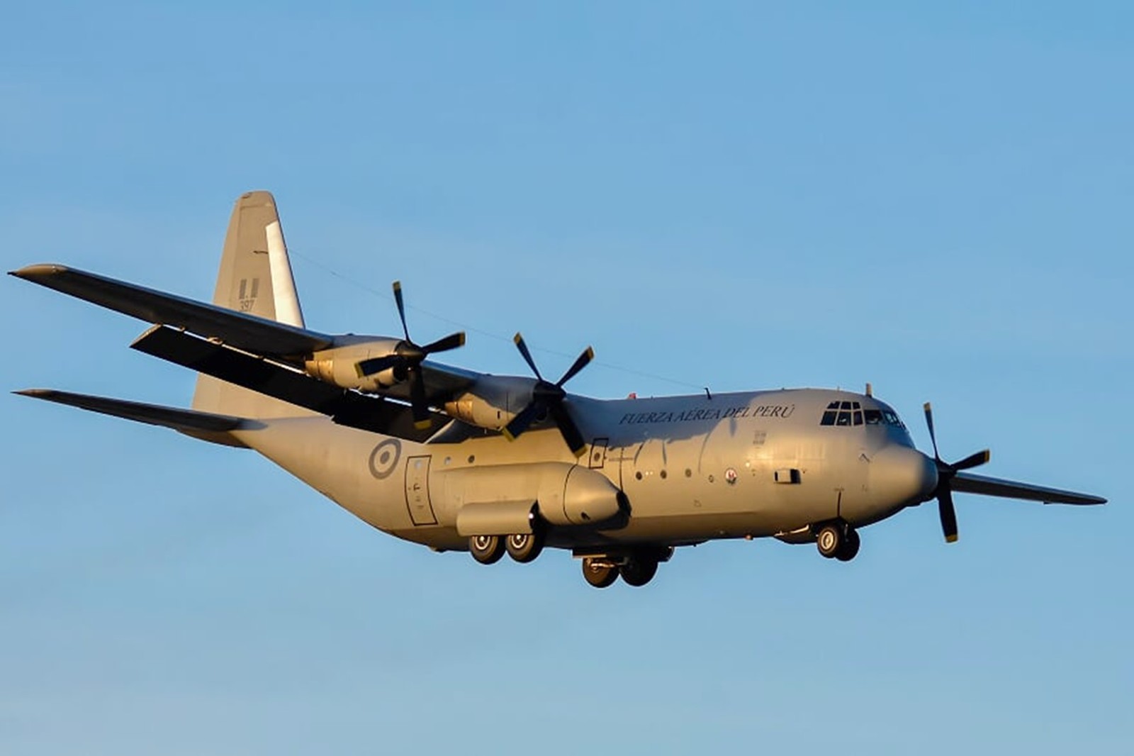 Peru também enviou aviões para o CRUZEX 2018 — Foto: Pedro Vitorino